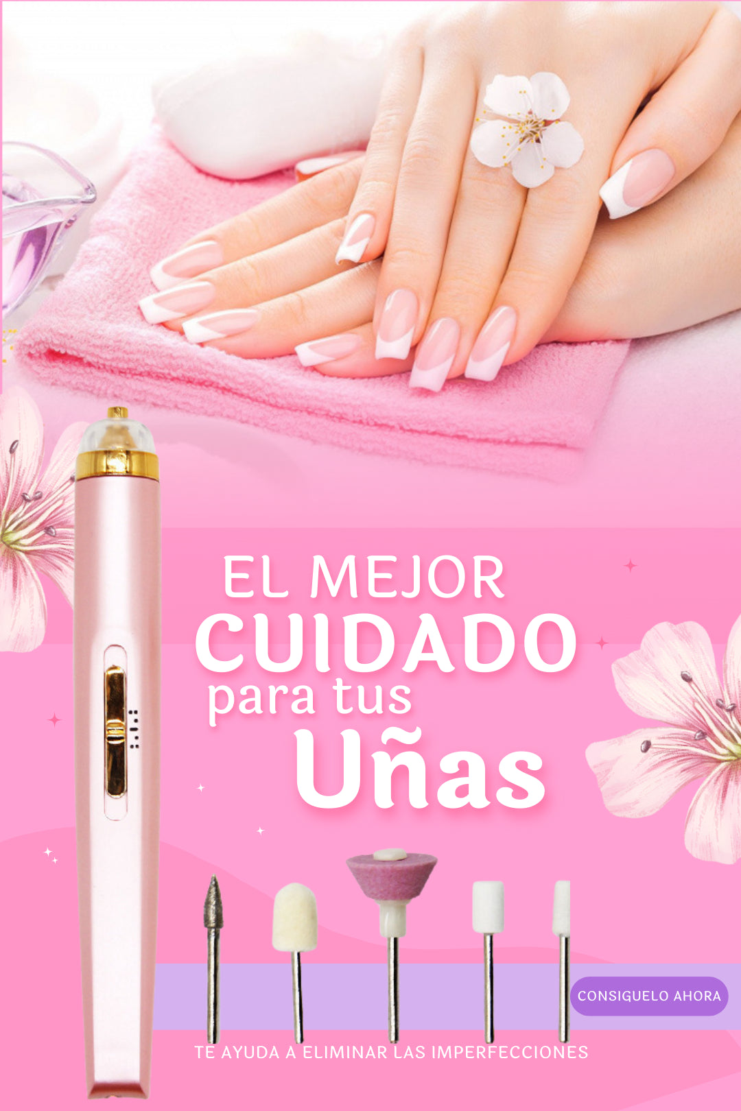 Pulidor De Uñas Eléctrico 5 En 1