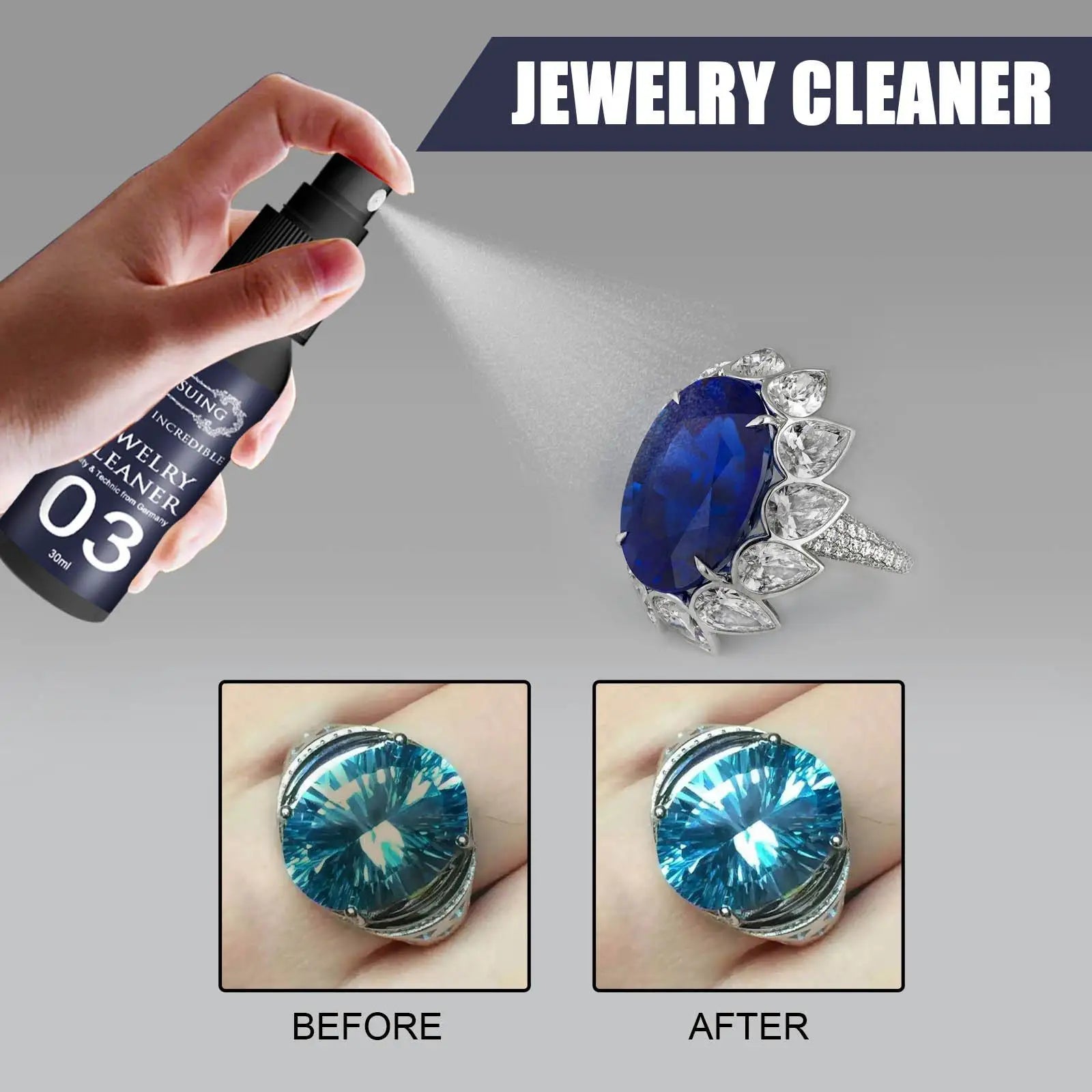 🔥COMPRA 1 OBTENEN 1 GRATIS - Spray limpiador de joyas Jewelry Cleaner