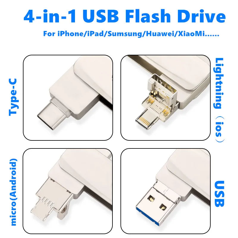 Expansión de almacenamiento 1 TB (1.000 Gigas) Portatil Para celulares Iphone y android