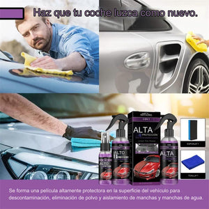 Spray de revestimiento cerámico para automóviles 3 en 1 (LEVA 2 PAGA 1)