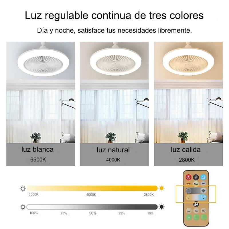 VENTILADOR INTELIGENTE CON LUZ LED