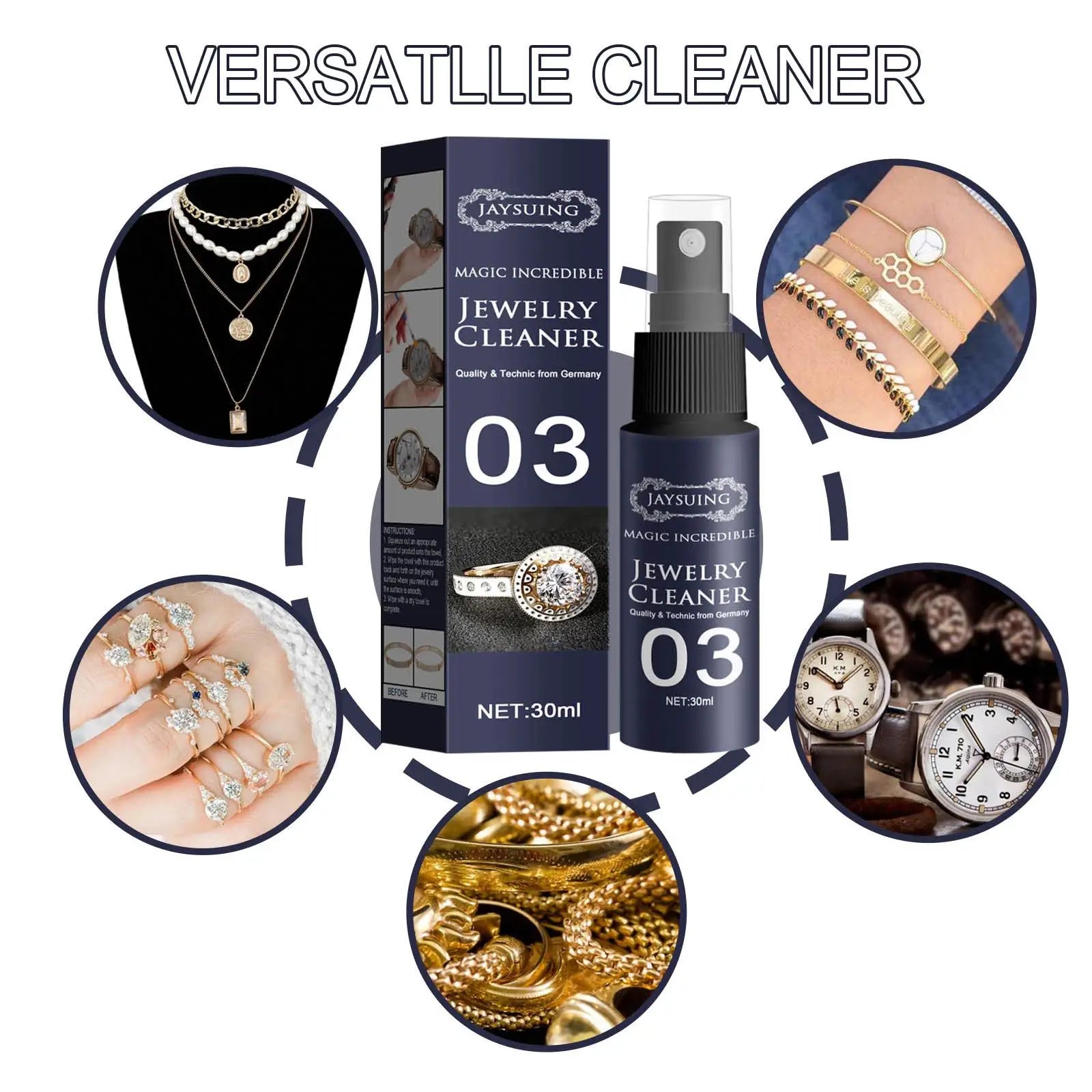 🔥COMPRA 1 OBTENEN 1 GRATIS - Spray limpiador de joyas Jewelry Cleaner