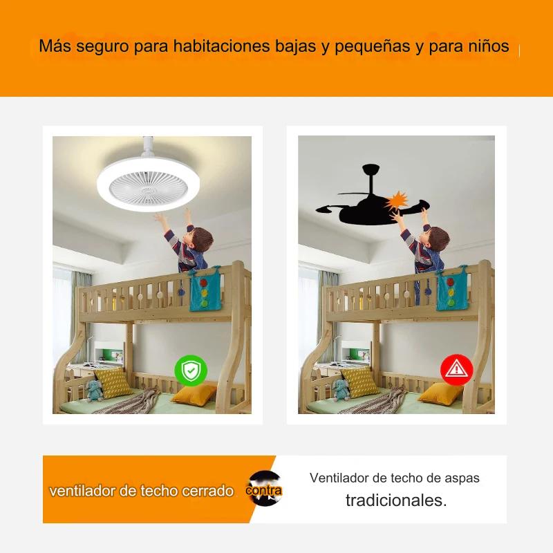 VENTILADOR INTELIGENTE CON LUZ LED