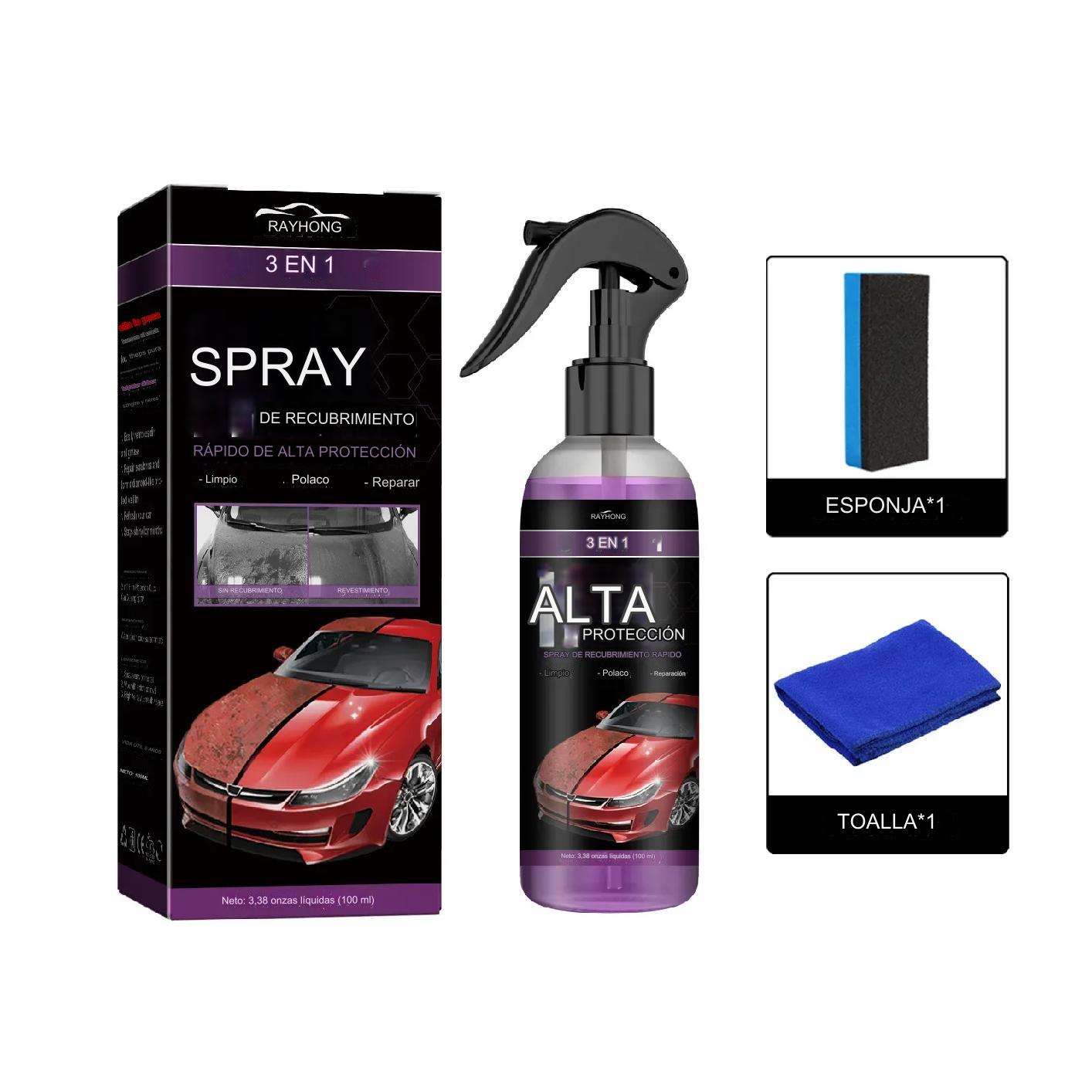 Spray de revestimiento cerámico para automóviles 3 en 1 (LEVA 2 PAGA 1)