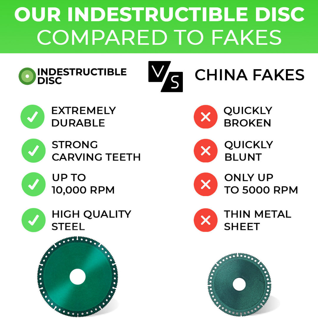 INDESTRUCTIBLE DISC™ 2.0 - Corta todo en segundos