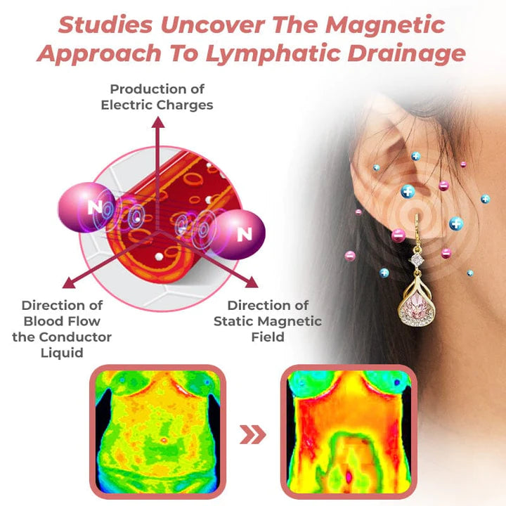 Pendientes de magnetógeno de flujo linfático