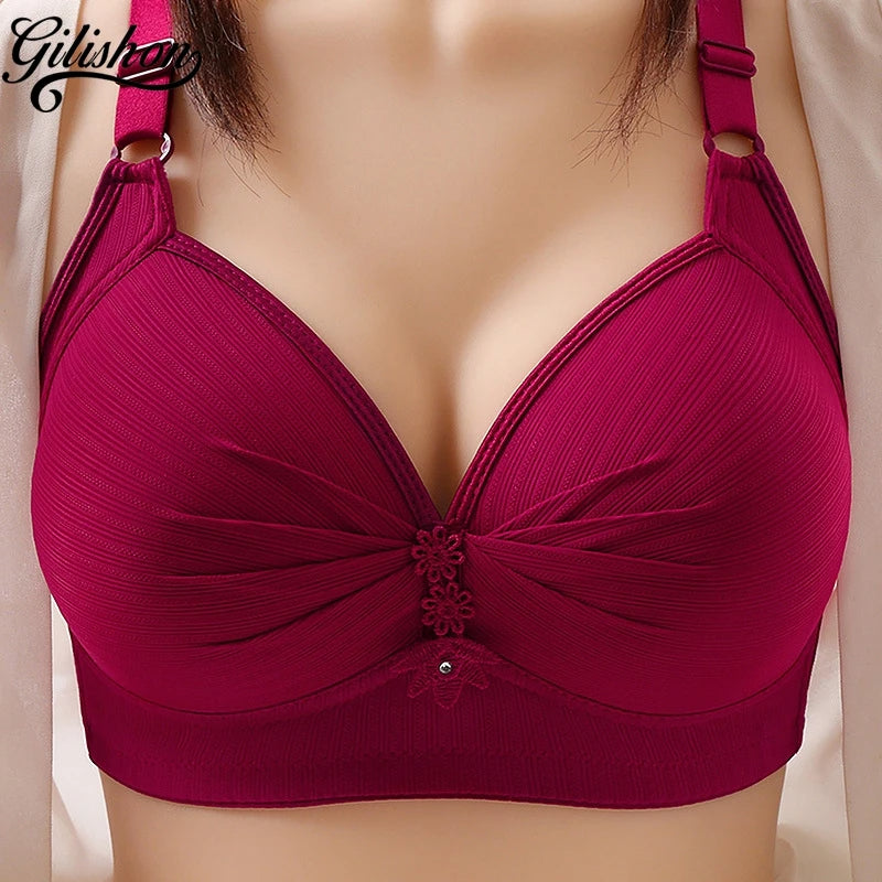 Bralette Sexy de encaje para mujer, sujetadores de realce.