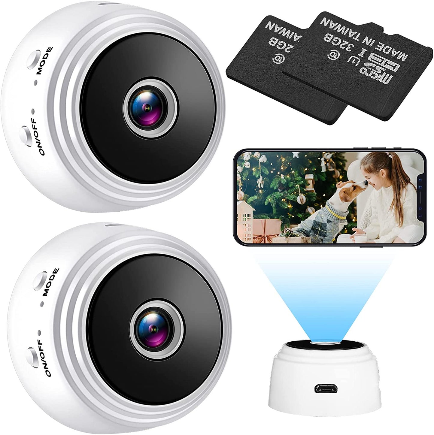  SecureGuard HD 720p - Marco de fotos digital para cámara espía  residencial, cámara espía oculta, dispositivo espía (nueva línea económica)  : Electrónica