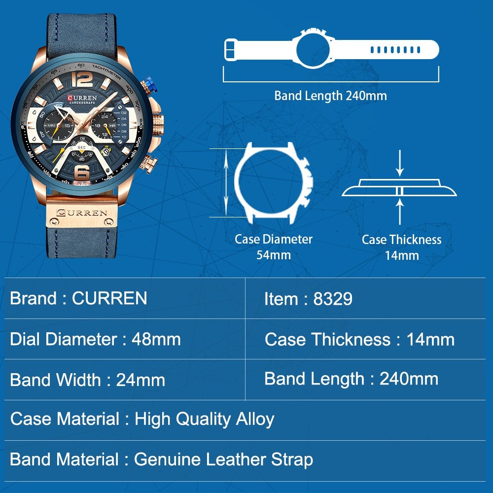 Curren MT09 - Azul (8329)