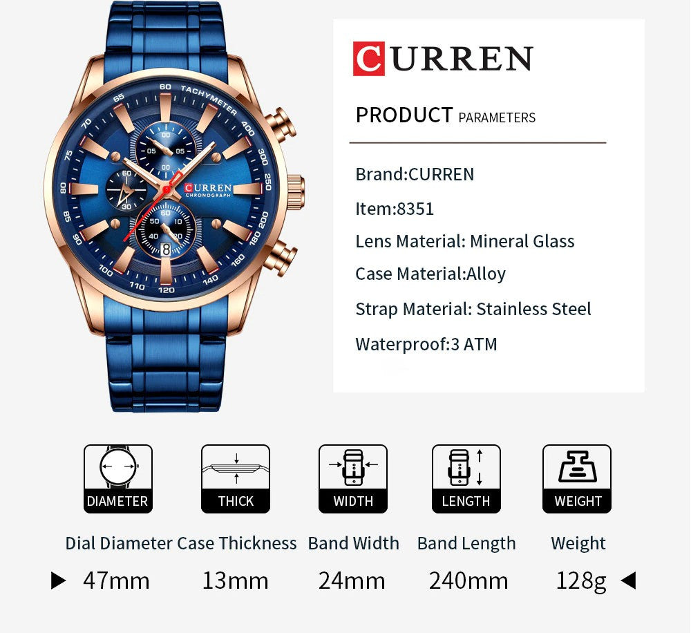 Curren MT04 - Azul (8351)