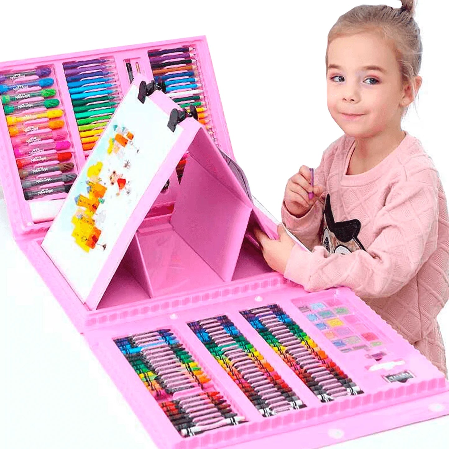 SET DE ARTES PARA NIÑOS 208 PIEZAS